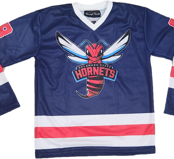 Delaware State University Hockey Jersey(Sublimation)