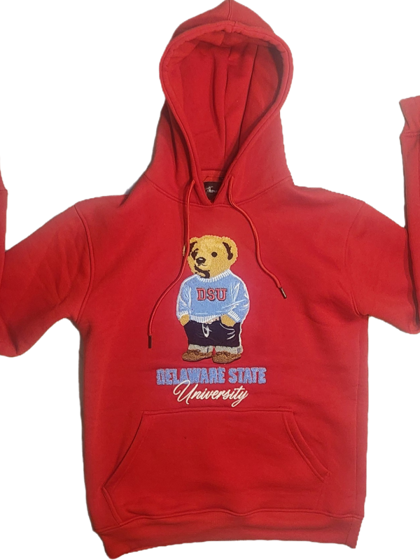 DSU Chenille Bear Hoodie